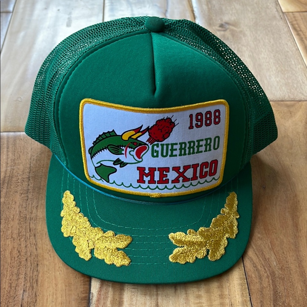 Green Guerrero Mexico Trucker Hat